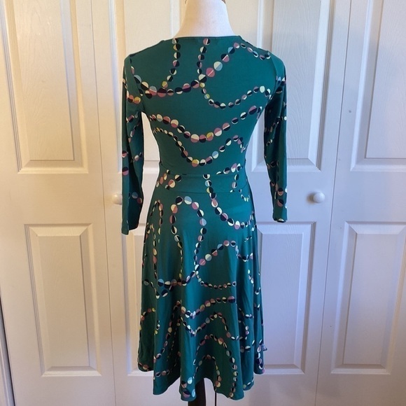 Boden Green Highgate Dress Size 4R - Picture 4 of 12